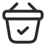 Bag Tick SVG Icon